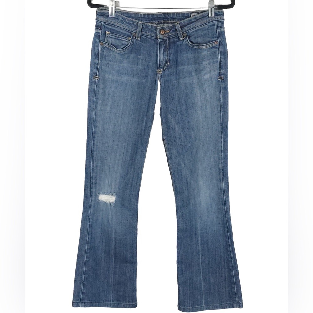 PEOPLE’S LIBERATION USA🇺🇸MADE IRENE 19 BOOT CUT Low Raise Flare‎ Jeans Size 28